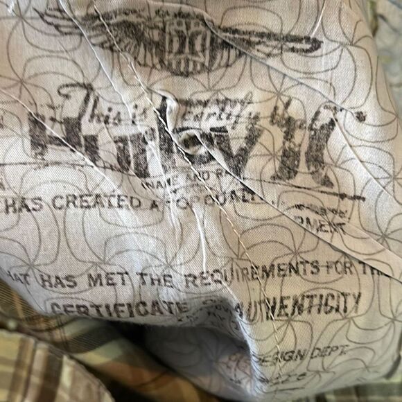 Hurley Men’s Yellow and Brown Plaid Shorts size 36 - Picture 6 of 6